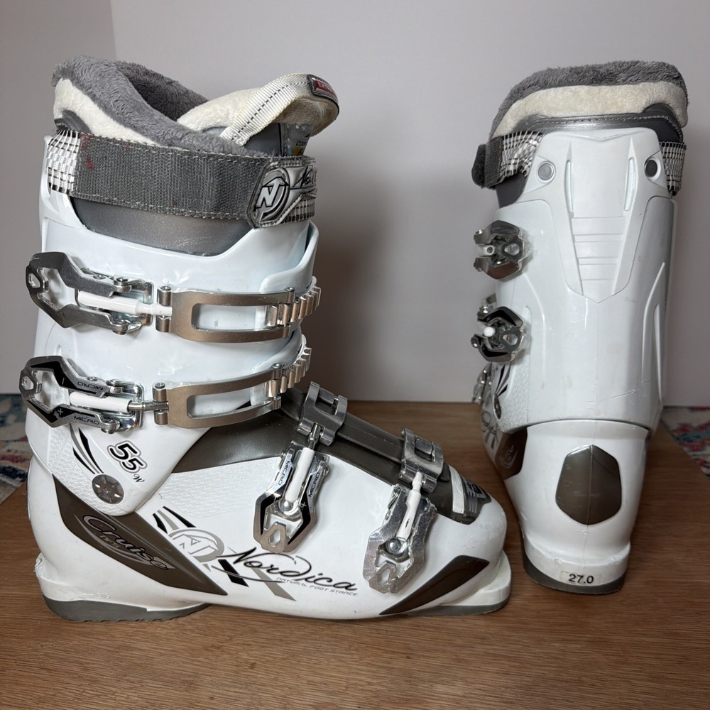 Ski Titanium Boots Nordica Cruise 55W Women'sGrey Size 27 US 10 315mm